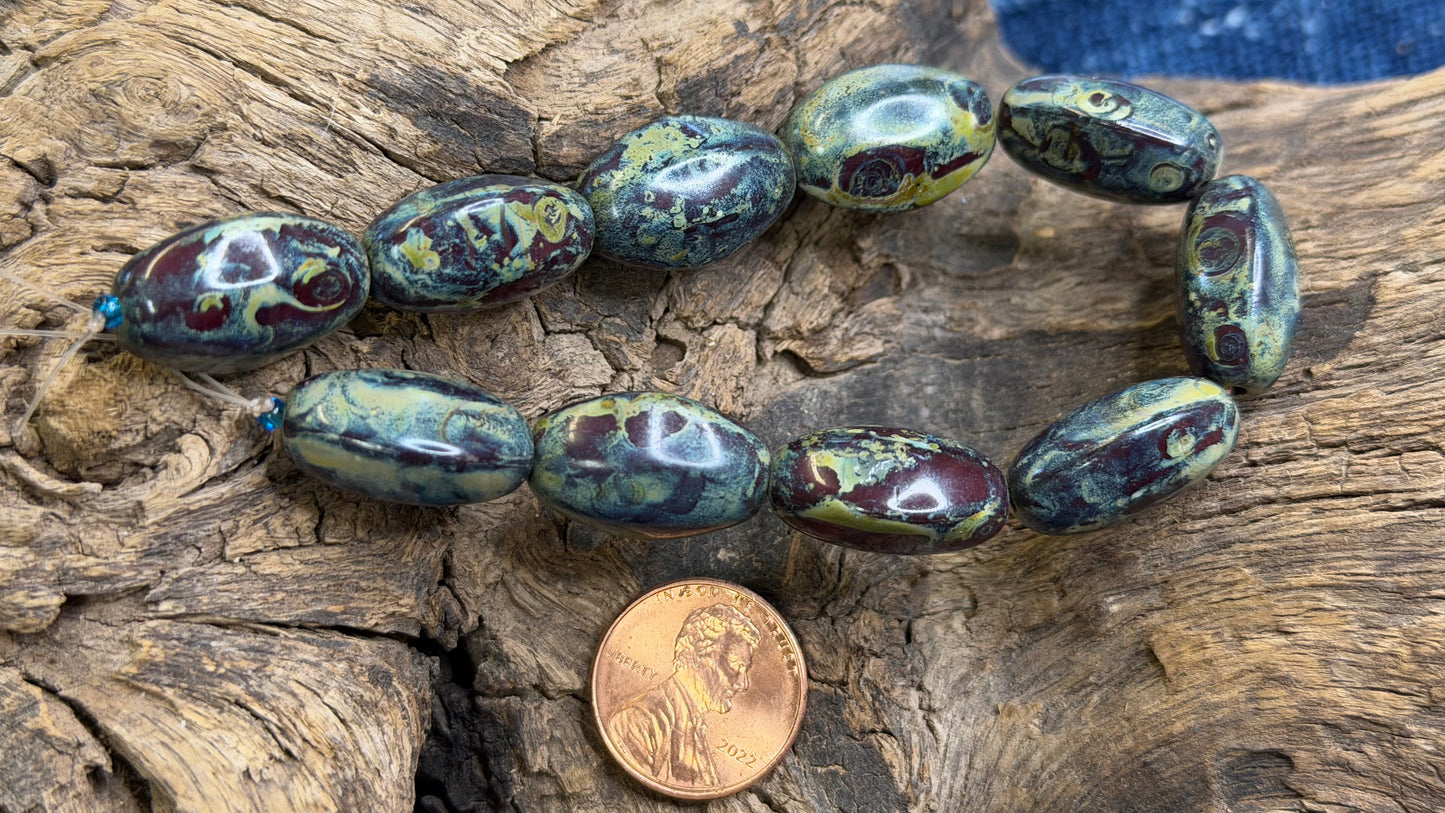 Vintage Czech Glass Strand