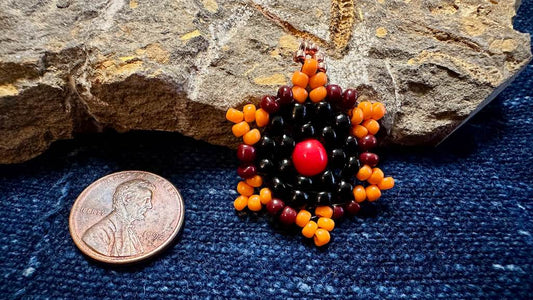Beaded Mandala Pendant