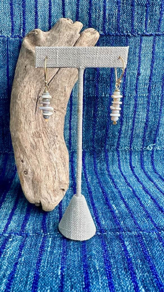 Natural Opal Earrings by Andrew Thornton