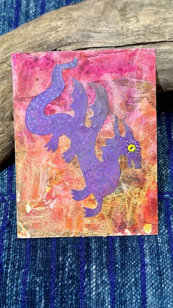 Here Be Dragons Collage by Andrew Thornton — Skylar