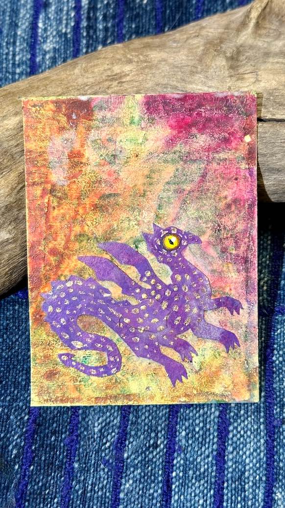 Here Be Dragons Collage by Andrew Thornton — Adair