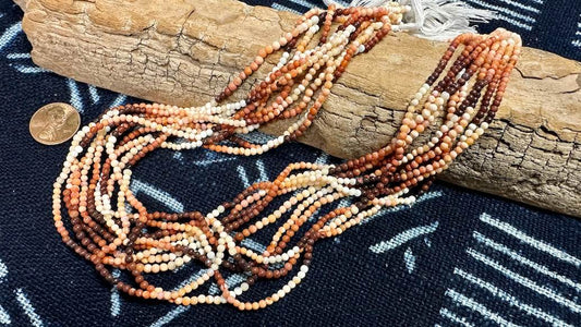 Fire Opal Bead Strand - Rounds - 2mm - 16”