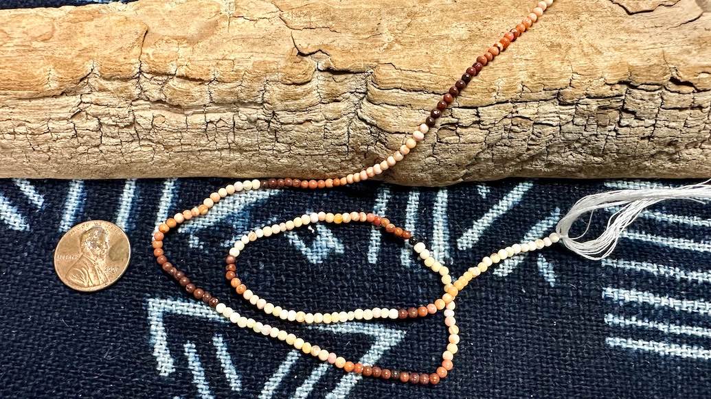 Fire Opal Bead Strand - Rounds - 2mm - 16”