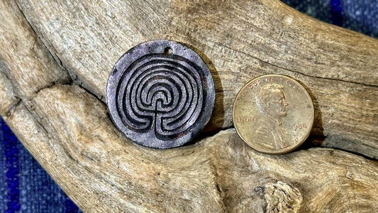 Luster Pendant by Allegory Gallery — Labyrinth - French Lilac