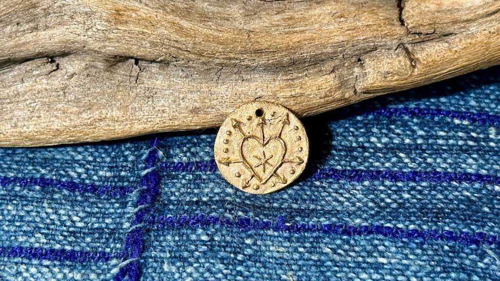 Bronze Pendant by Andrew Thornton - Love Exponential