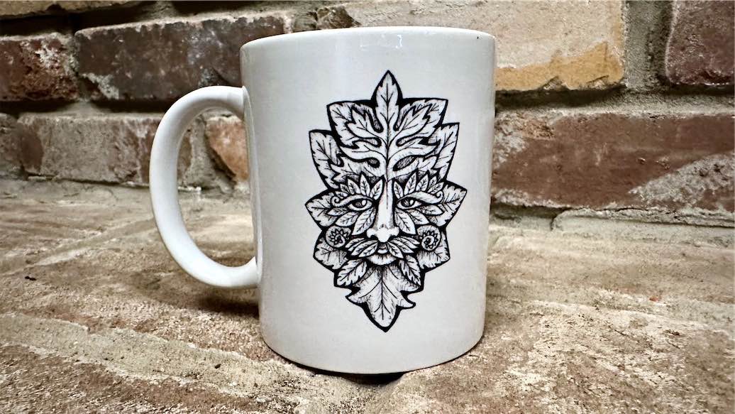 Allegory Gallery 12oz. Mug — Green Man