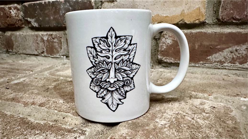 Allegory Gallery 12oz. Mug — Green Man