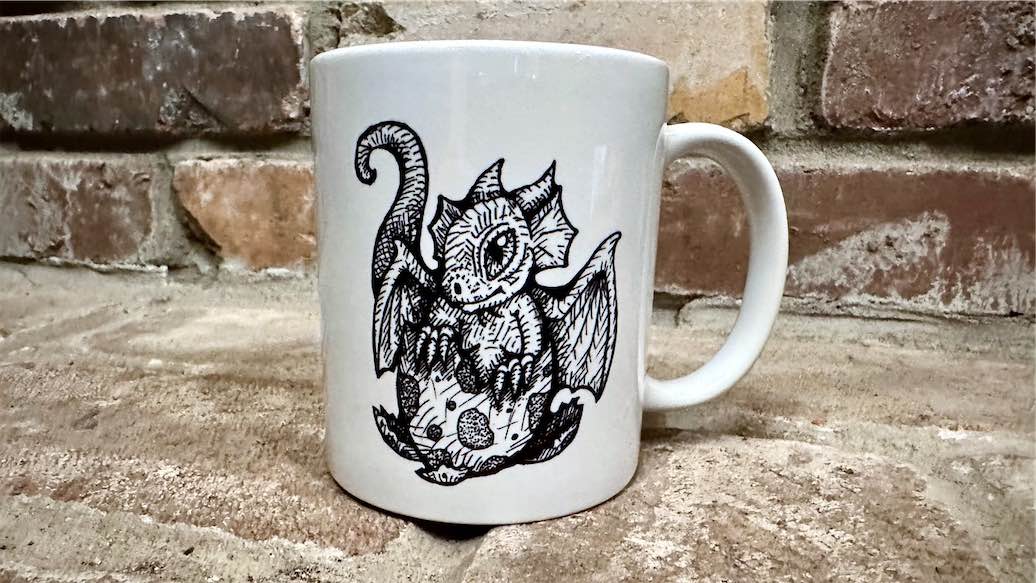 Allegory Gallery 12oz. Mug — Baby Dragon