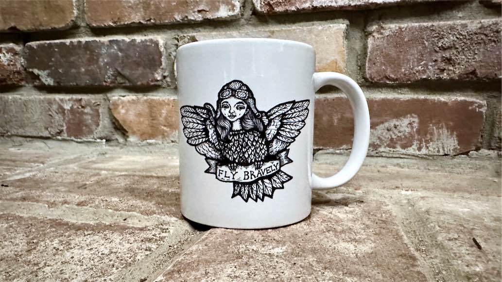 Allegory Gallery 12oz. Mug — Fly Bravely