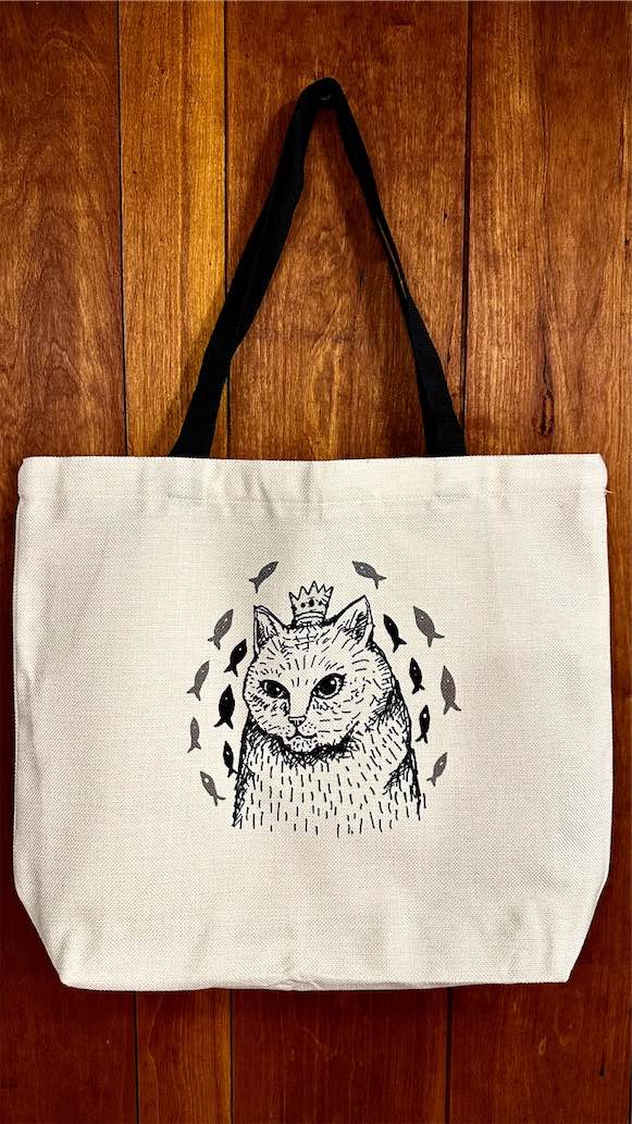 Allegory Gallery Tote — King Kitty / Queen Kitty