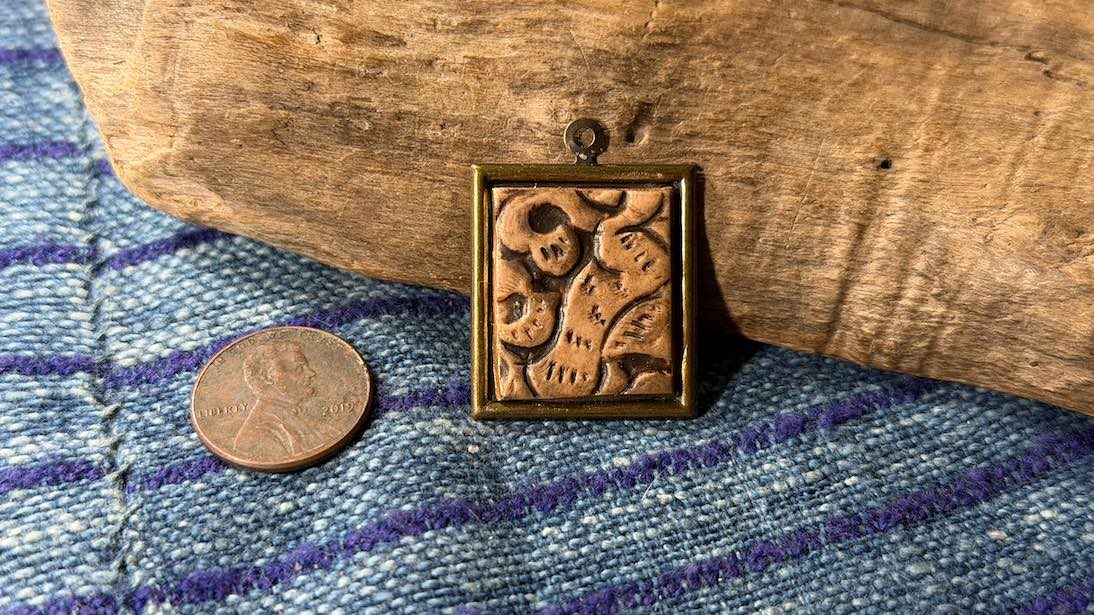 Polymer Clay Pendant by Andrew Thornton
