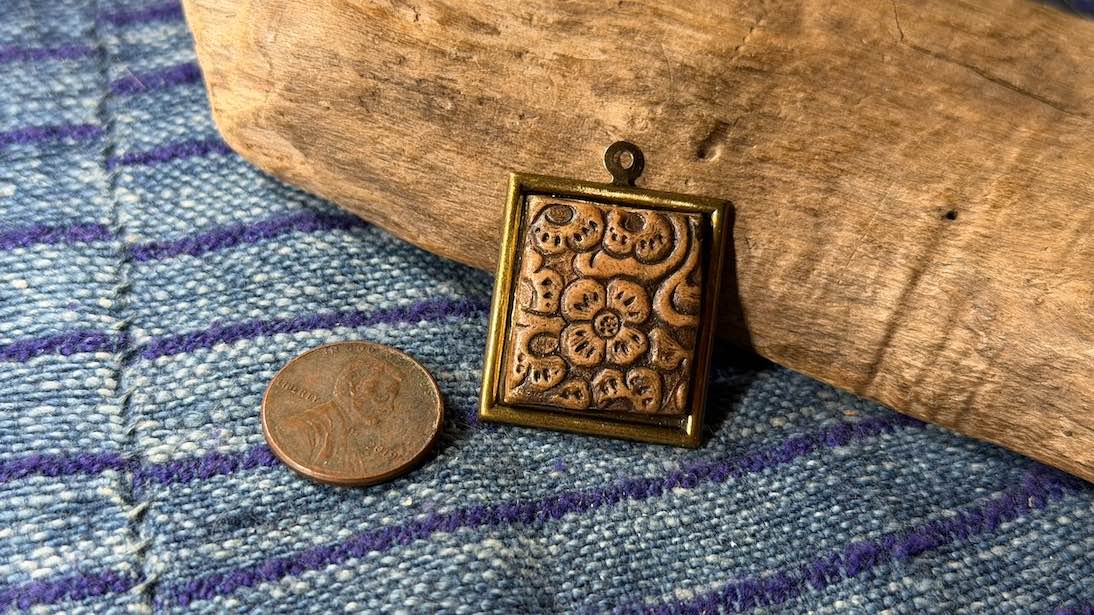 Polymer Clay Pendant by Andrew Thornton