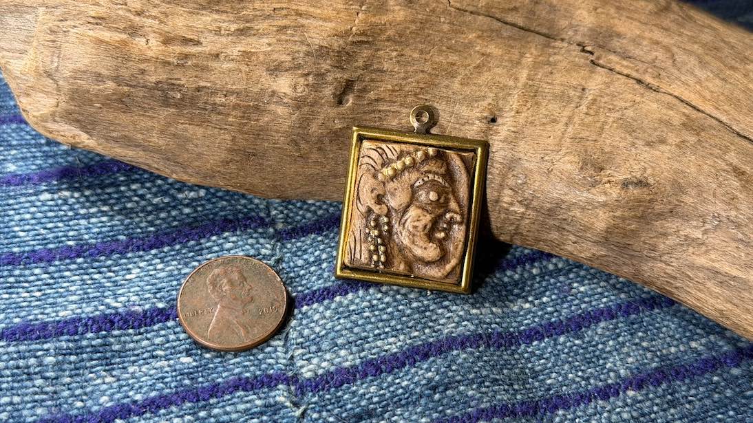 Polymer Clay Pendant by Andrew Thornton