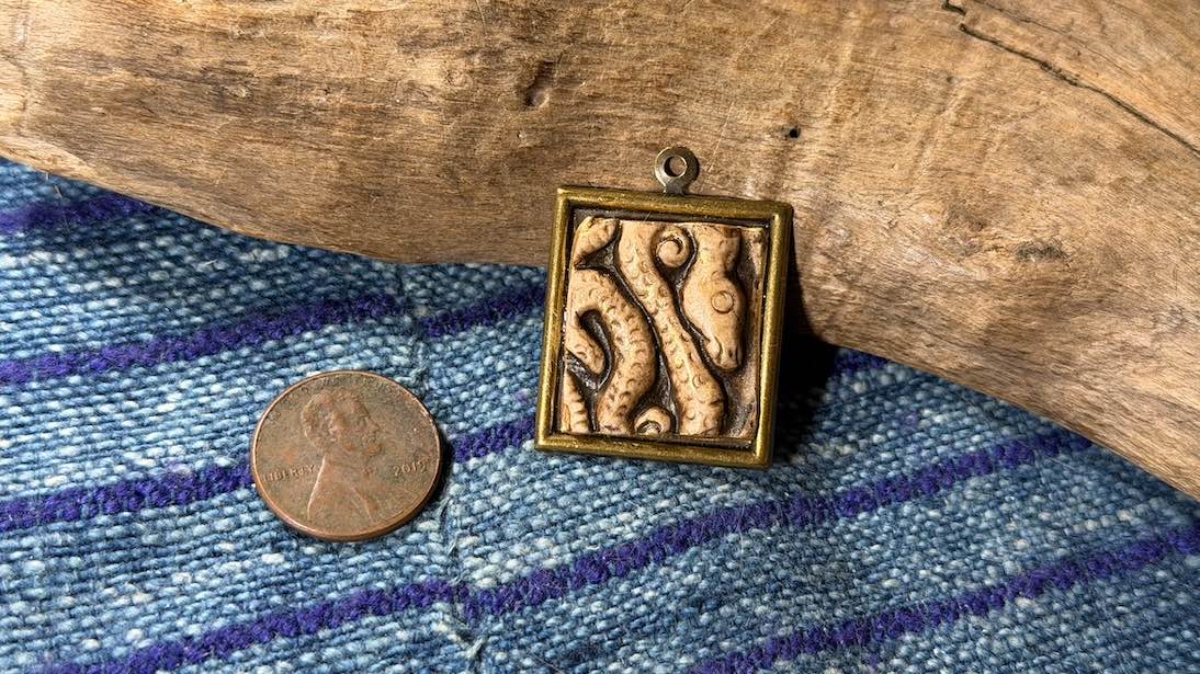 Polymer Clay Pendant by Andrew Thornton