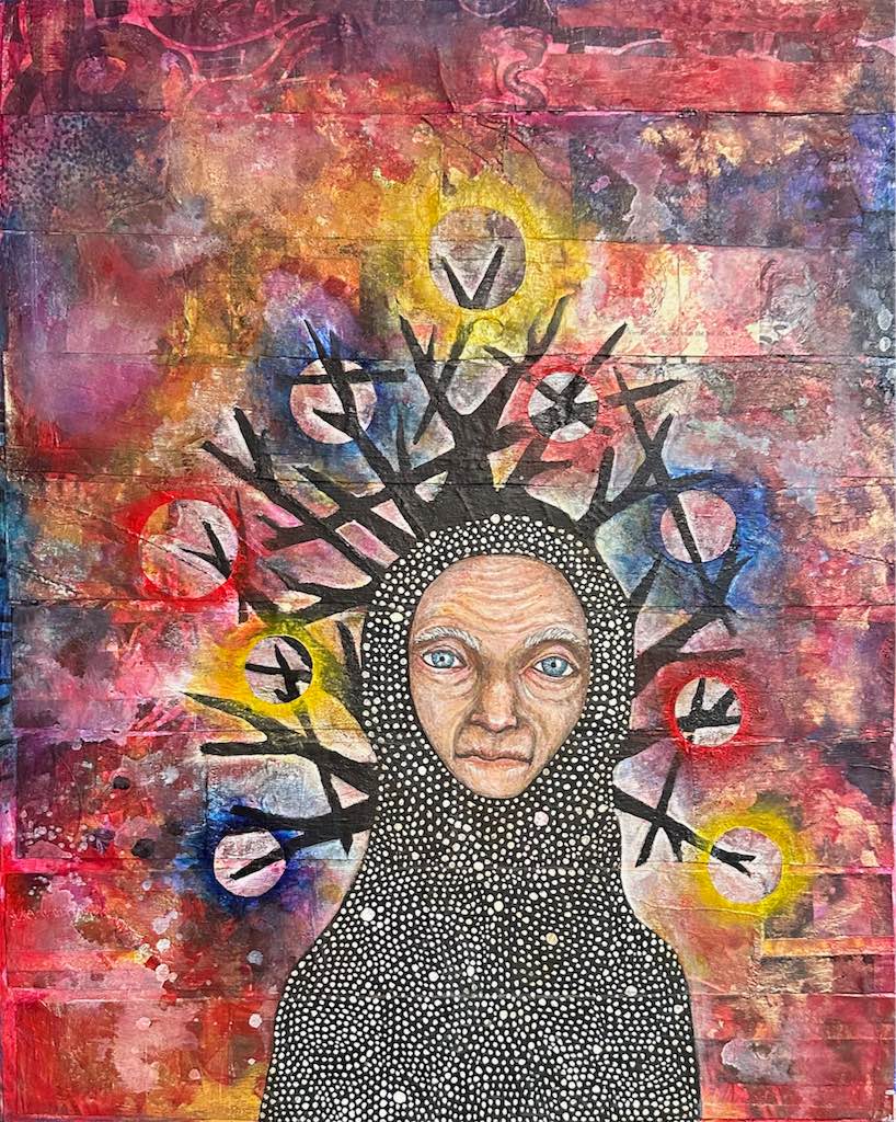 Original Art by Andrew Thornton—The Crone