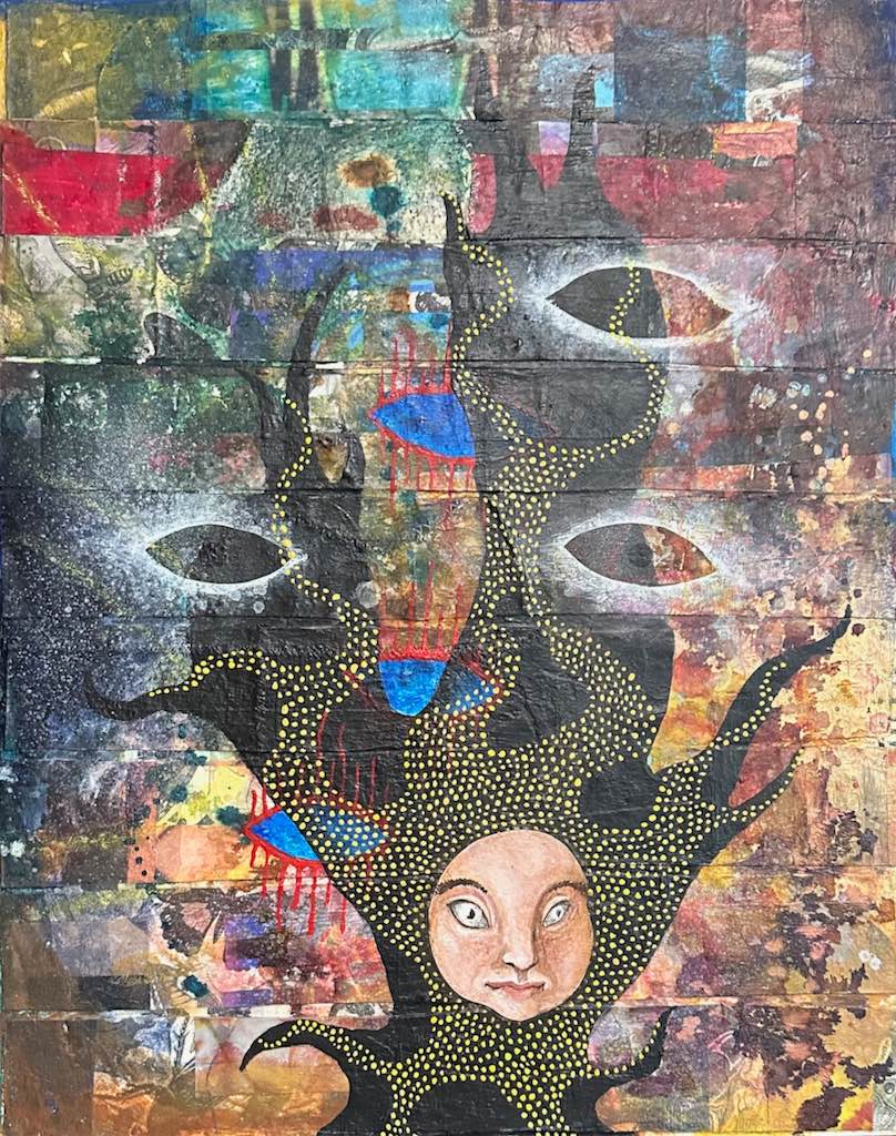 Original Art by Andrew Thornton—The Watcher