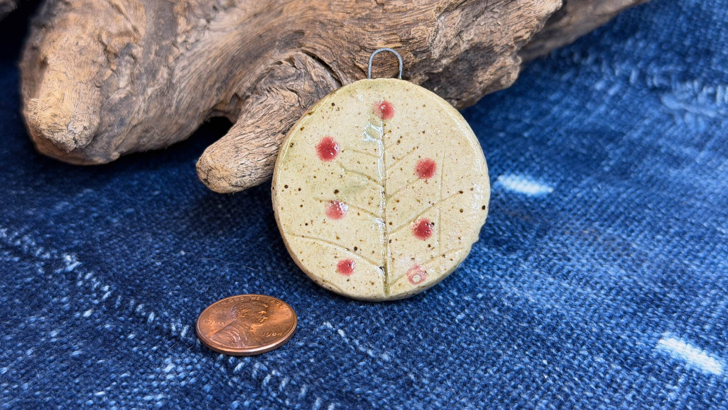 Artisan Ceramic Pendant by Harry Wood