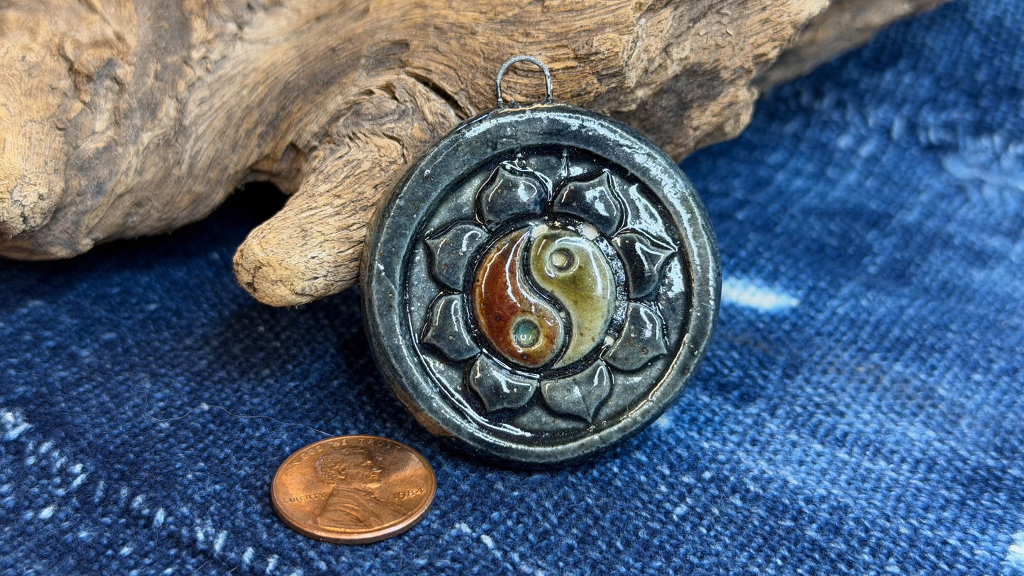 Artisan Ceramic Pendant by Harry Wood