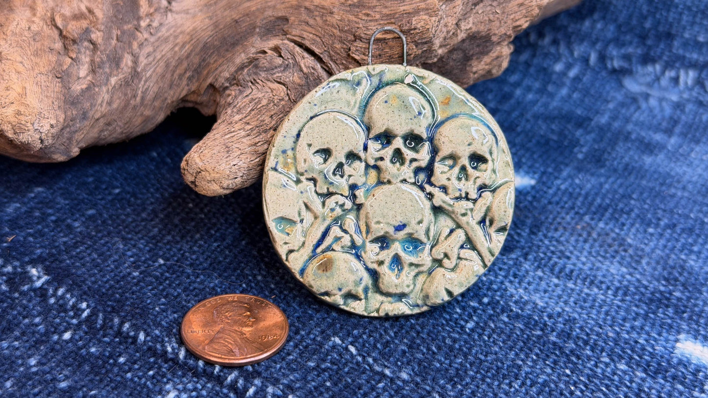 Artisan Ceramic Pendant by Harry Wood
