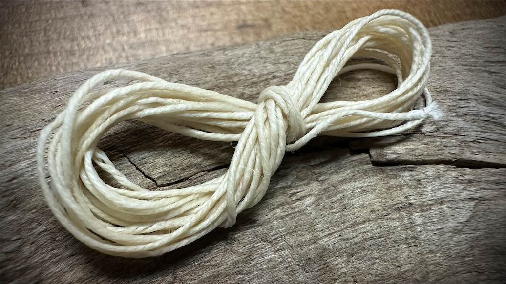 Waxed Irish Linen - Natural