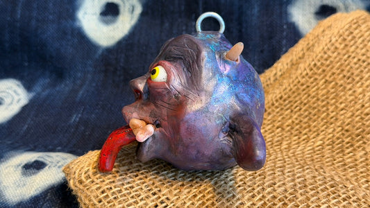 Krampus Sculpture/Ornament by Andrew Thornton