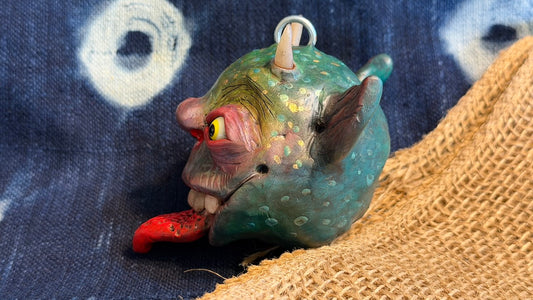 Krampus Sculpture/Ornament by Andrew Thornton