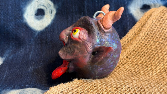 Krampus Sculpture/Ornament by Andrew Thornton