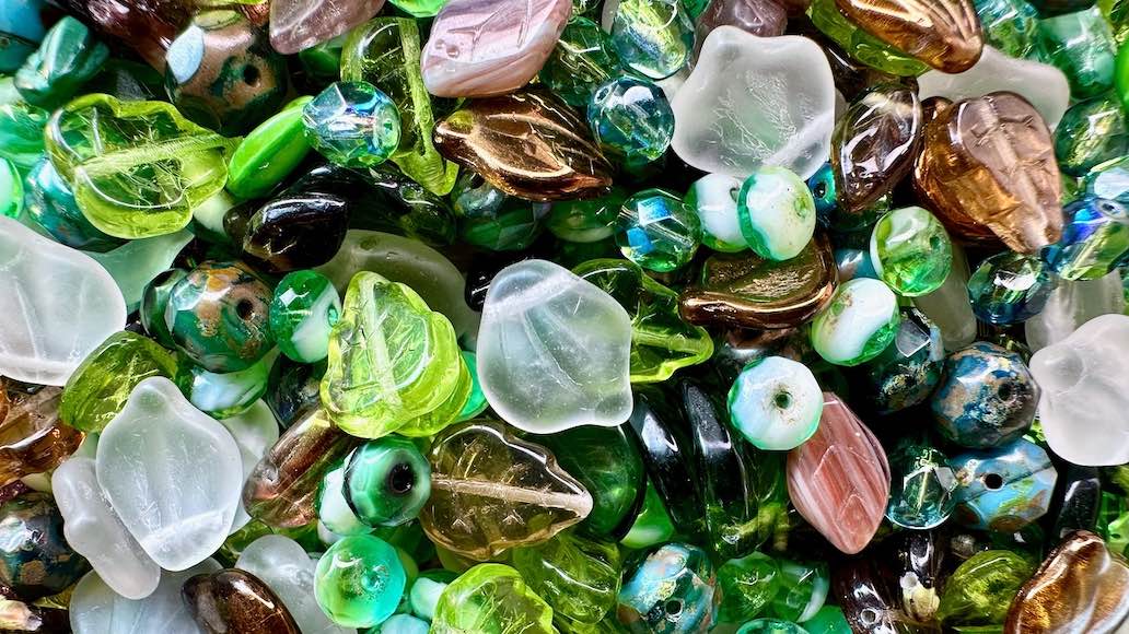 Allegory Gallery 12th Anniversary Luxury Bead Blend—Vintage Czech Glass