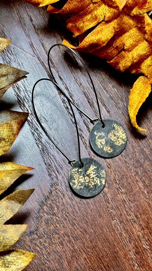 Keum-boo Earrings by Andrew Thornton