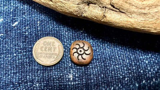 Lillypilly Wooden Square Bead - Tiger Ebony - 15mm