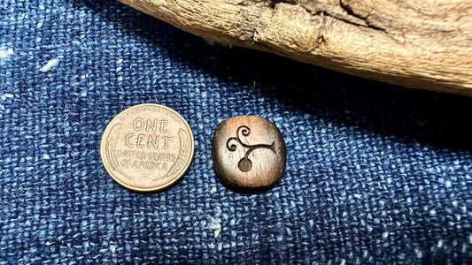 Lillypilly Wooden Square Bead - Tiger Ebony - 15mm