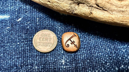 Lillypilly Wooden Square Bead - Tiger Ebony - 15mm