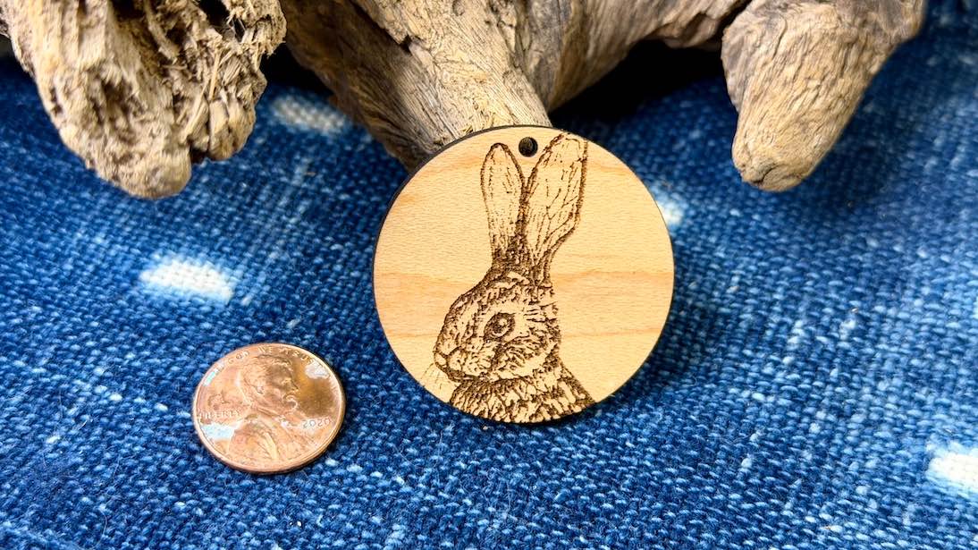 Limited Edition Wooden Pendant by Andrew Thornton