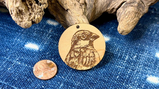 Limited Edition Wooden Pendant by Andrew Thornton