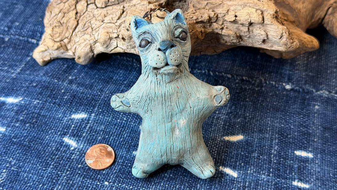 Cat Friend Ornament by Andrew Thornton