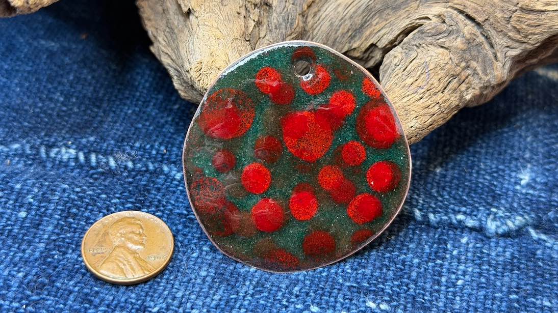 Enamel Pendant by Andrew Thornton