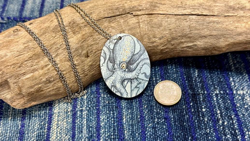 Noble Creatures Wooden Pendant / Necklace