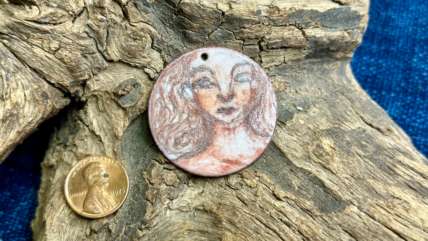 Enamel Pendant by Andrew Thornton