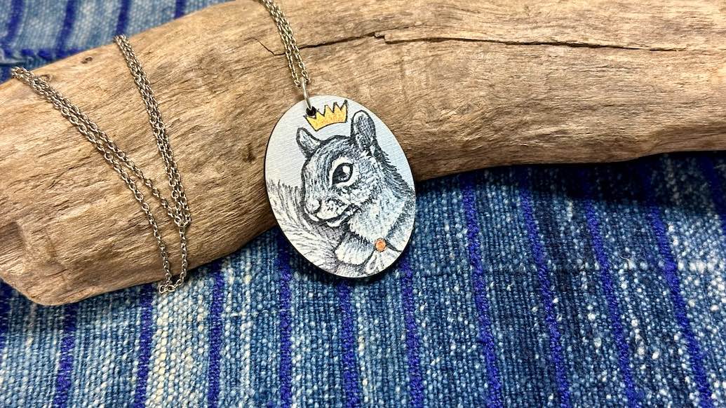 Noble Creatures Wooden Pendant / Necklace