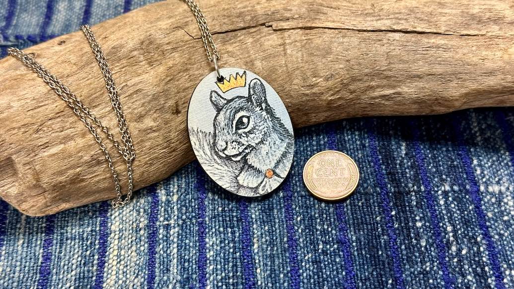 Noble Creatures Wooden Pendant / Necklace