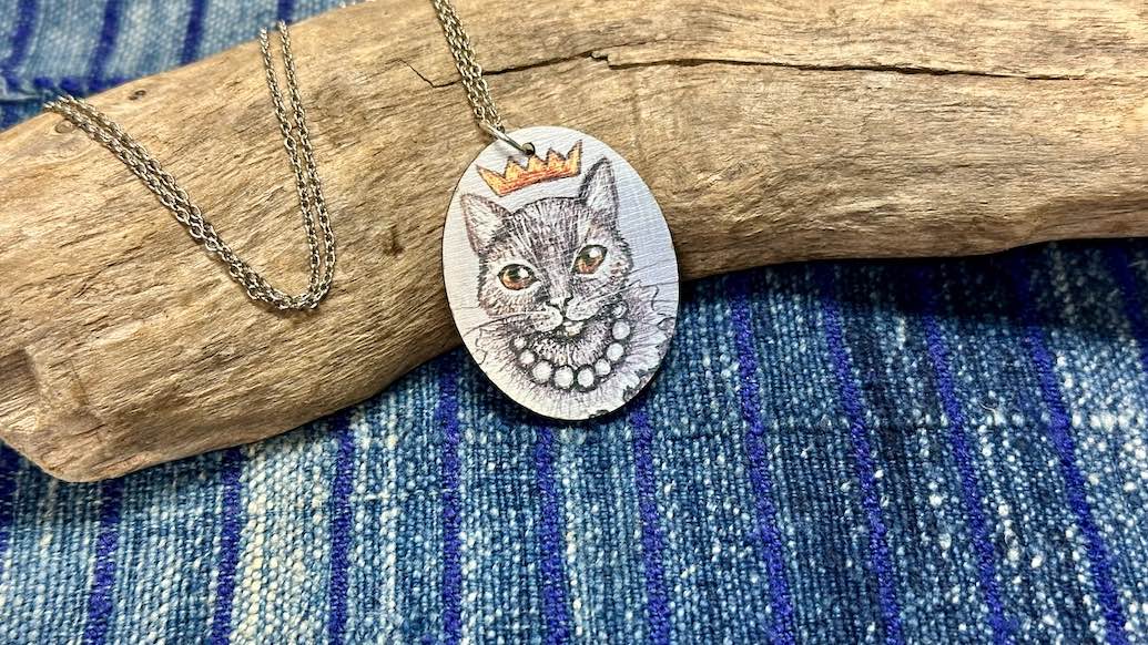 Noble Creatures Wooden Pendant / Necklace