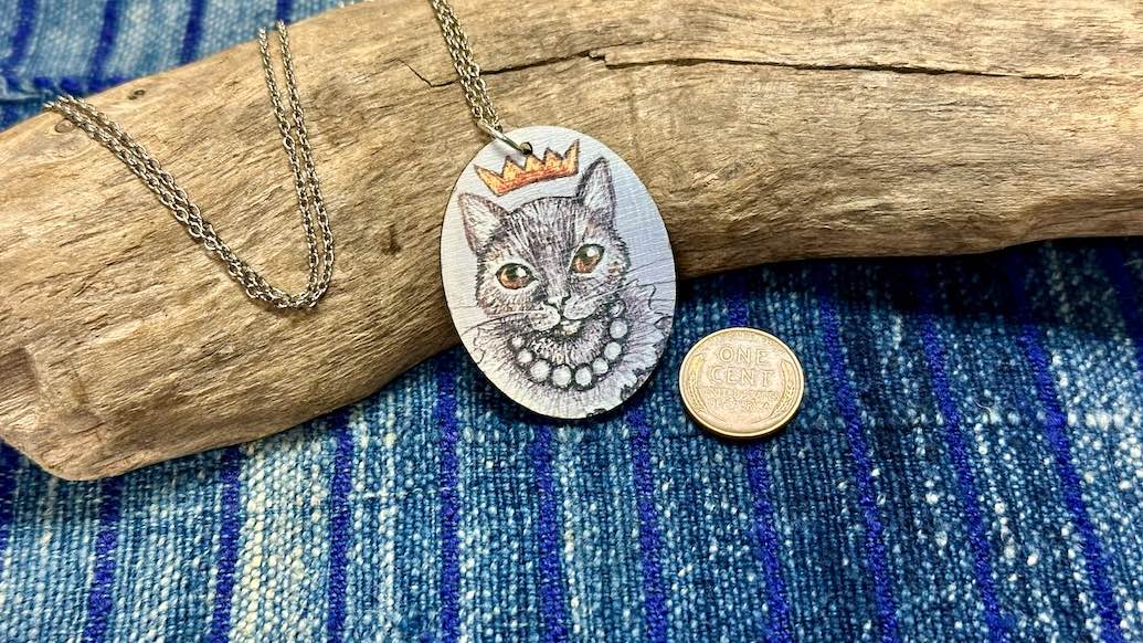 Noble Creatures Wooden Pendant / Necklace