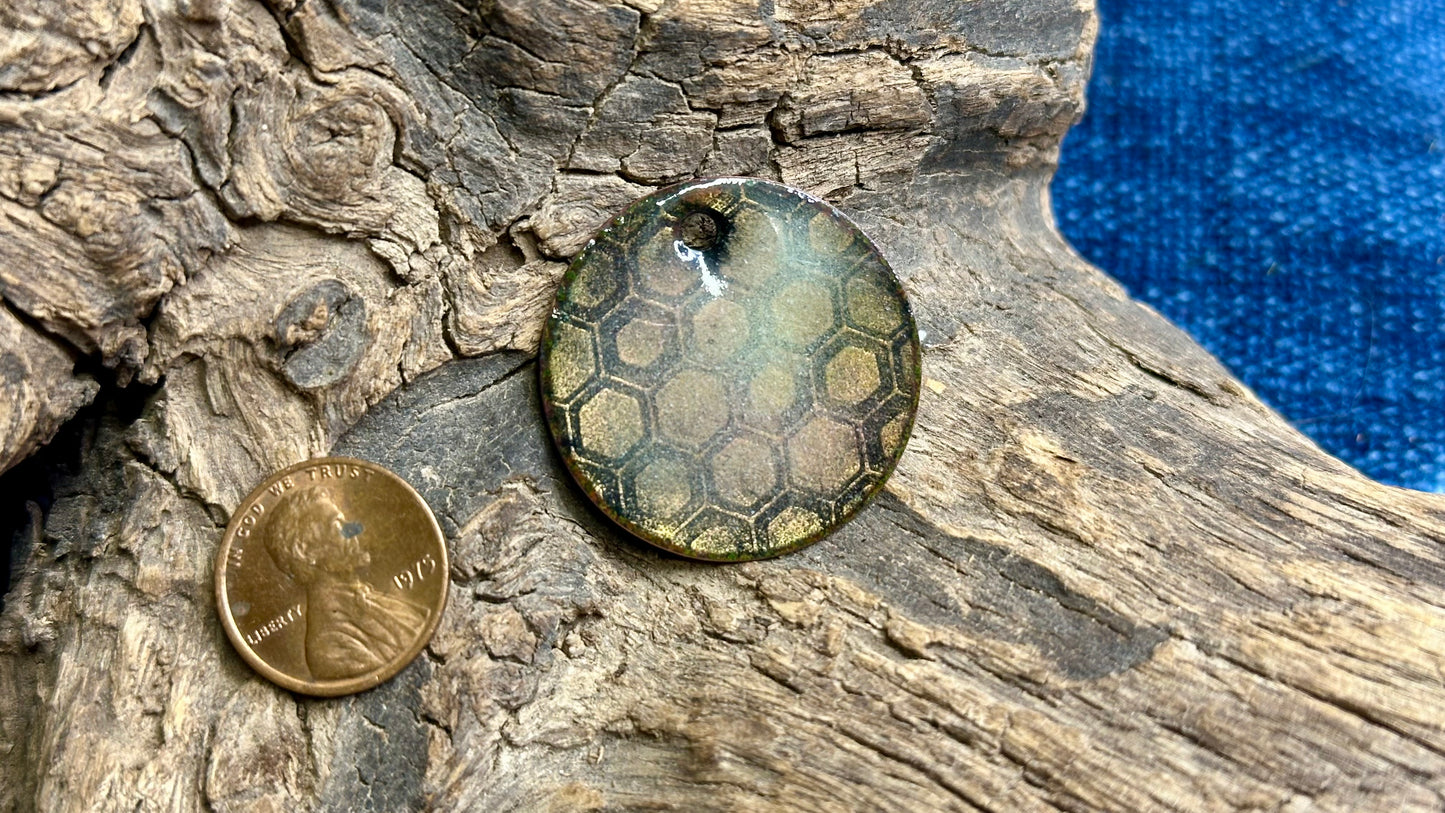 Enamel Pendant by Andrew Thornton