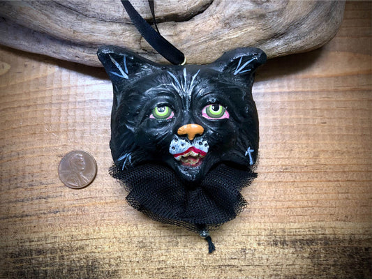 Joe Spencer's Leo Black Cat Ornament