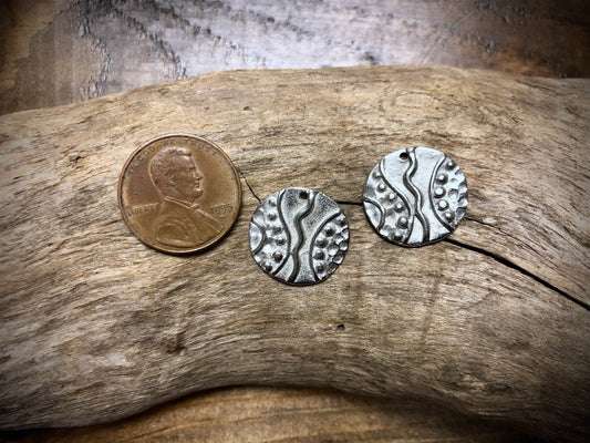 Dorabeth Designs Wavy Round Drop Pair