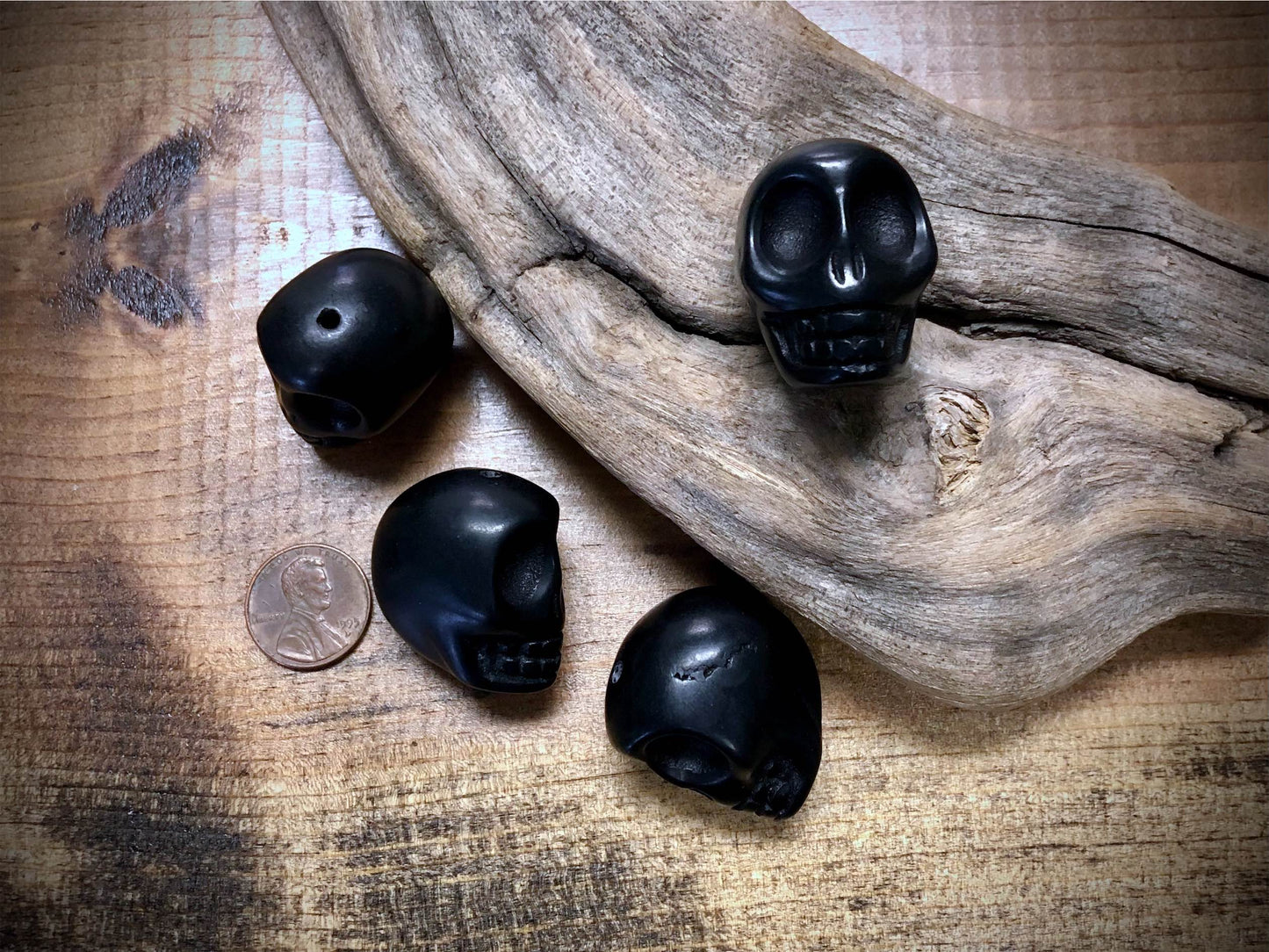 Carved Skull Bead