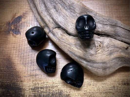 Carved Skull Bead