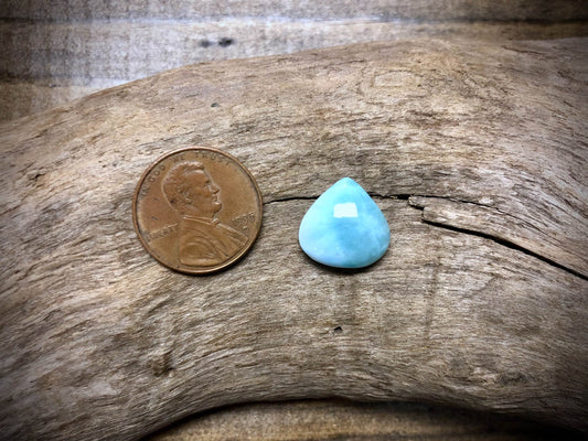 Larimar Cabochon - Teardrop