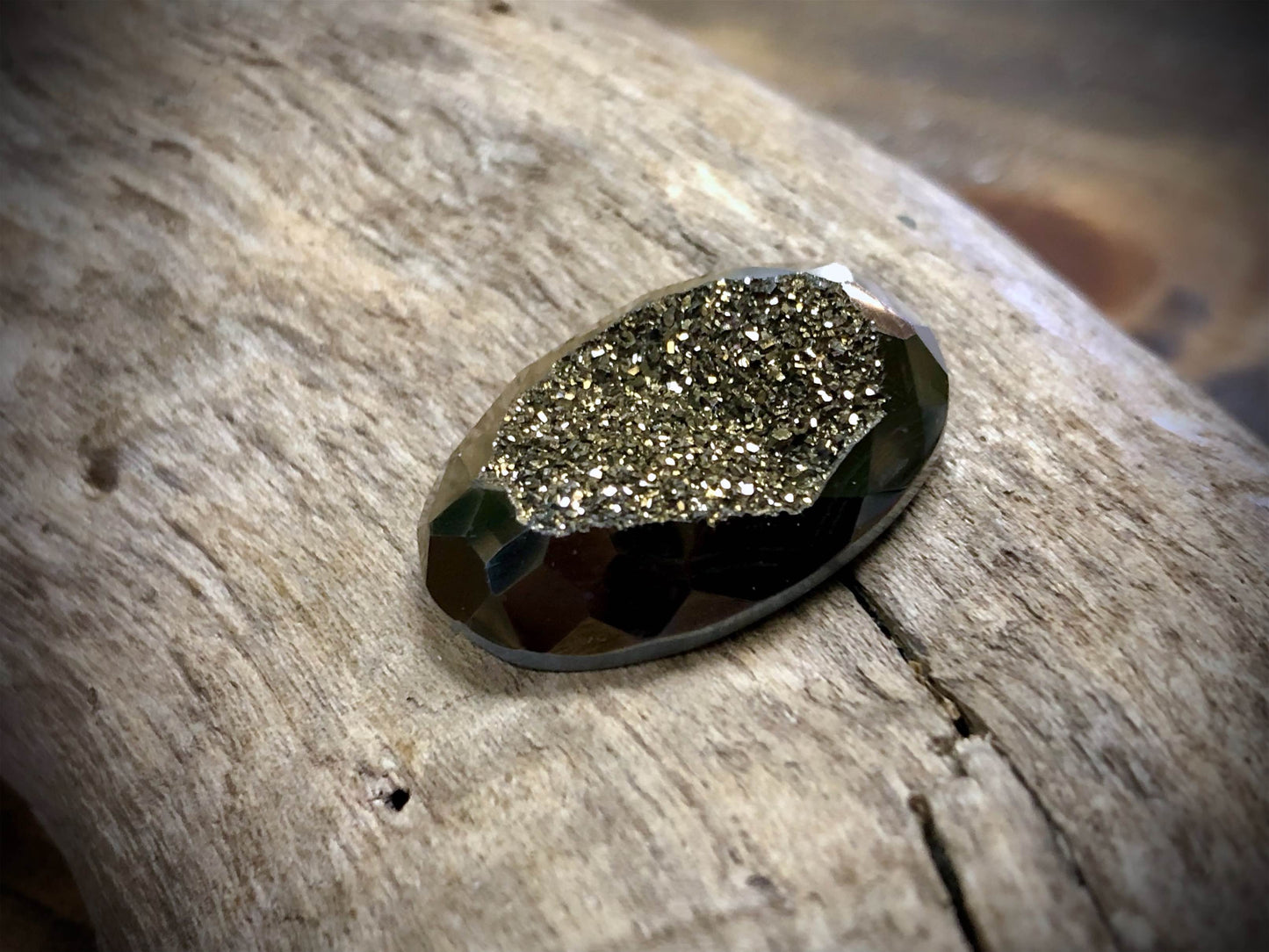 Druzy Cabochon - 25mm x 18mm