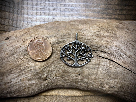 Pewter Tree Pendant